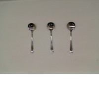 Set of 3 Silver coffee spoon