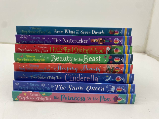 Set of 8 Story book Usborne Peep Inside a Fairy Tale Set of 8 Story book Usborne Peep Inside a Fairy Tale