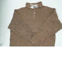 Lacoste Brown collar sweater 