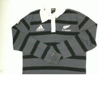 Adidas Gray and black collared sweater 