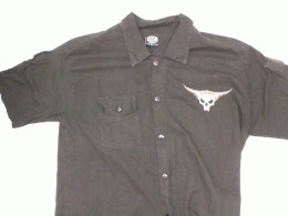 Black short sleeve collared shirt Black short sleeve collared shirt