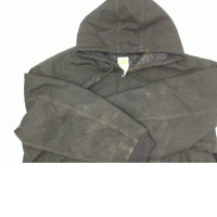 carhartt  Oversized black leather jacket 