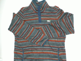 LLBEAN Red-gray turtleneck sweater