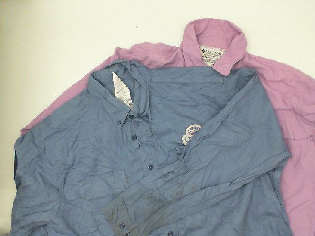 Set of 2 Men's blue long-sleeved collared shirt Set of 2 Men's blue long-sleeved collared shirt