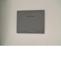 BALENCIAGA  Gray blank paper bag 