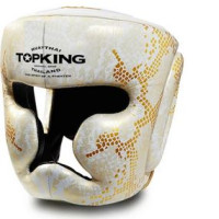 TOP KING Kask sparingowy Top King TKHGSS-02WH_GD "SUPER STAR SNAKE" (white/gold) 
