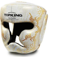 TOP KING Kask sparingowy Top King TKHGSS-02WH_GD "SUPER STAR SNAKE" (white/gold) 