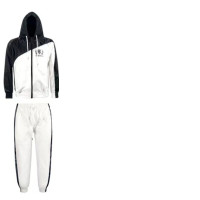 Top King TKTRS-008 TRACK SUITS White Black (SET)