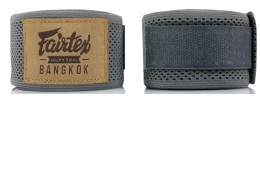 Set of 3 FAIRTEX Elastic Handwraps HW4 Gray Set of 3 FAIRTEX Elastic Handwraps HW4 Gray