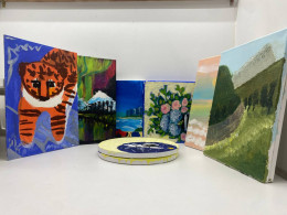 Set of handmade pictures