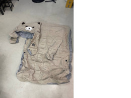 Set of Floating raft with grey bear floating sofa