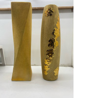 Set of 2 Tall vase with flowers 