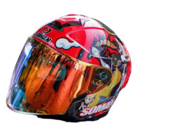 Soman Helmet Half helmet with built-in goggles 