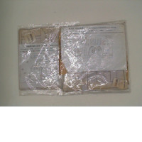 Set of 2 3D wooden blocks 