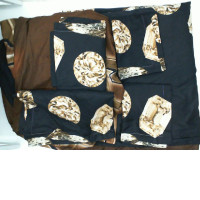 Louis Vuitton Bed sheet 6 feet and 3 feet mattress with pillowcase and pillowcase in brown and black color