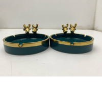 Set of 2 Ceramic ashtray Set of 2 Ceramic ashtray