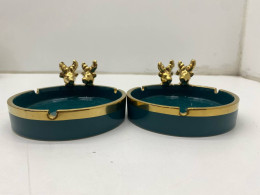 Set of 2 Ceramic ashtray Set of 2 Ceramic ashtray