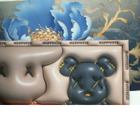 Set  of 2 Large keyboard mouse pad 