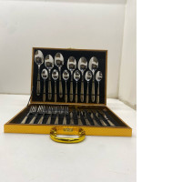 Set of Stainless steel spoon, fork and knife set 
