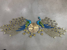 Peacock wall clock Peacock wall clock