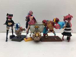 BIG SALE! Set of 6 Japanese figures One Piece (Used and Various sizes)