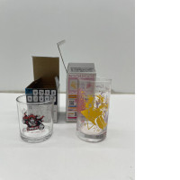 Set of 2 anime glasses