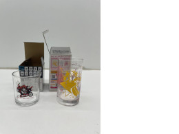 Set of 2 anime glasses