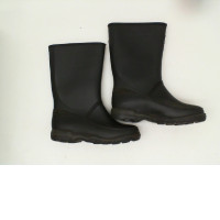 Women's black long boots Size 35