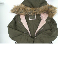 Women's long brown sweater 