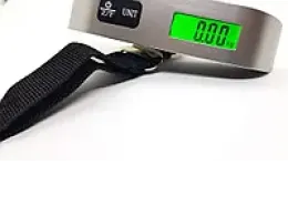 Electronic luggage scale, no batteries