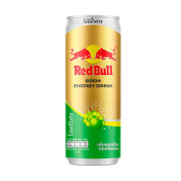 Energy drink Red Bull Soda Energy Drink apple and muscat grapes WITHOUT SUGAR can, Thailand, 250ml.