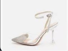 Women's evening shoes with straps