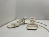 White women's summer sandals