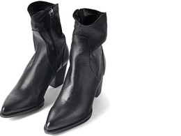 Zara Women High heel cowboy ankle boots  