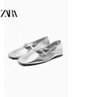 ZARA Women's silver pumps 