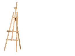 Collapsible easel, wood