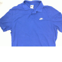 Blue polo shirt with collar Size M