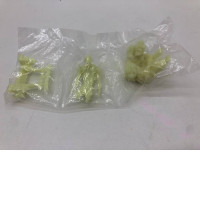 Set of 3 mini figures "color yourself"