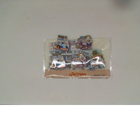 Set of 5 Vietnamese pattern fridge magnet 