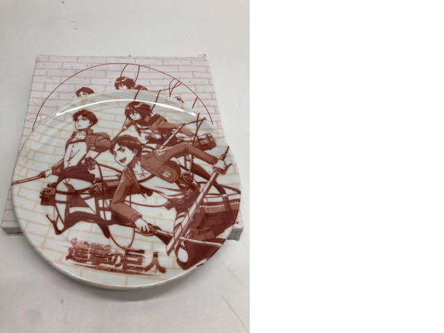 Attack on Titan plastic plate Attack on Titan plastic plate