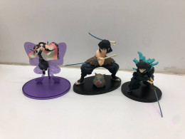 Set of 3 Japanese figures "Demon slayer"