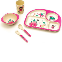 Set of plates for baby food