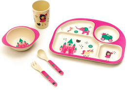 Set of plates for baby food