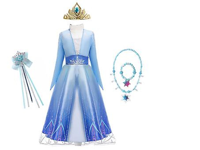 Elsa girl dress set Elsa girl dress set