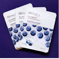 Set of 3 BIOAQUA Blue Berry Moisturizing Face Sheet Mask  