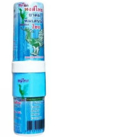 Hong Thai Inhaler, Camphor Inhaler, Herbal Inhaler, 2 Heads (Blue Tube)