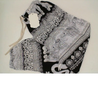  Elephant pattern pants 