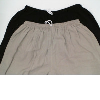 Set of 2  Black and gray three-quarter pants 