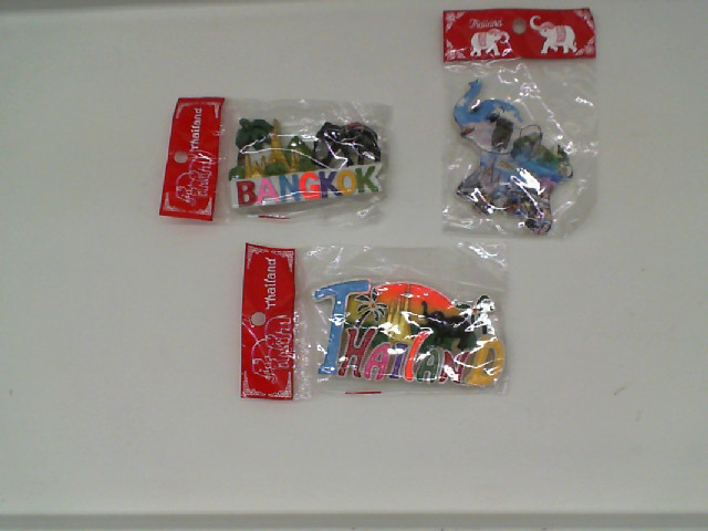 Set of 3 Thai tourist attraction fridge magnets Set of 3 Thai tourist attraction fridge magnets