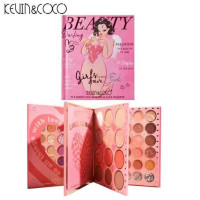KEVIN & COCO 72 Color Eyeshadow Palette 6 Highlighter 3 Blusher 3 Contour Eyebrow Powder